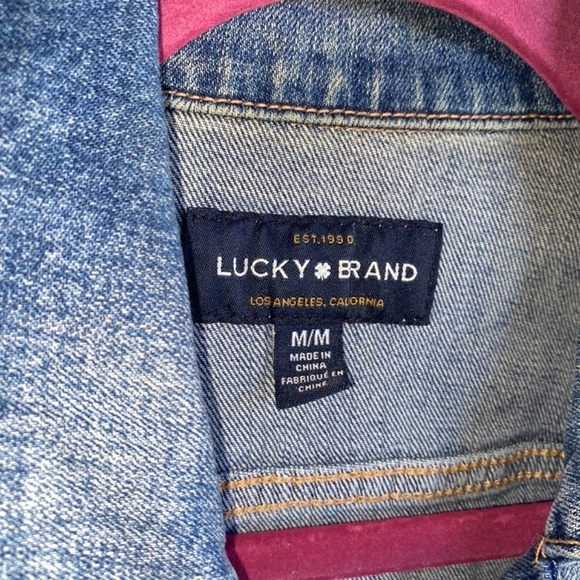 Lucky Brand ladies size medium denim jacket - Picture 4 of 11
